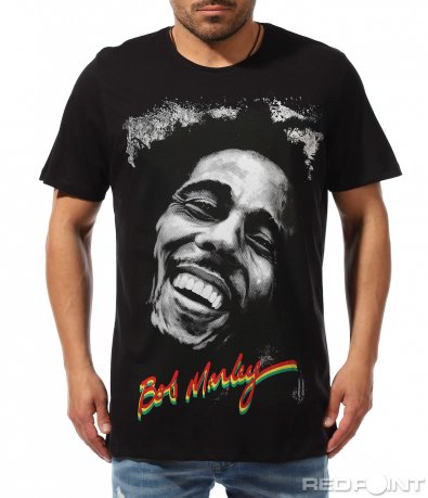 Черна тениска с Bob Marley 9356