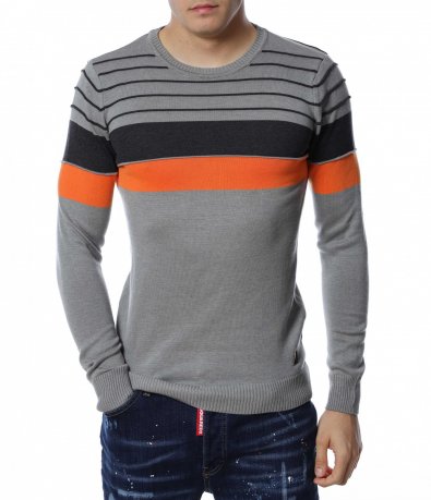 Пуловер в три цвята 13162