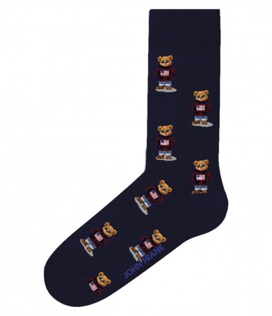 Тъмно сини чорапи с мечки 13239
