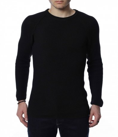 Едноцветен пуловер 13283