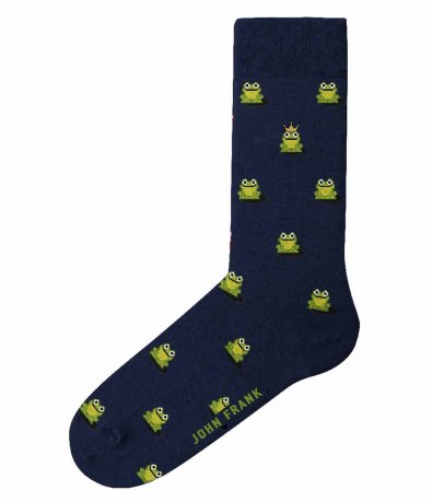 Чорапи с малки декорации - жаби 13600