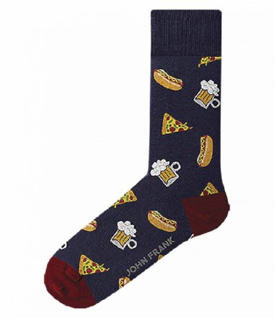 Чорапи John Frank с бири и пица 13606