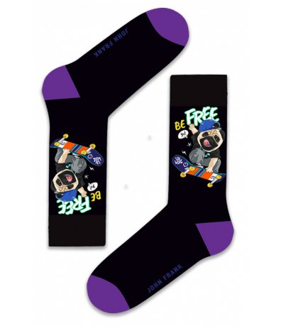 Дълги чорапи с дигитален принт 14209