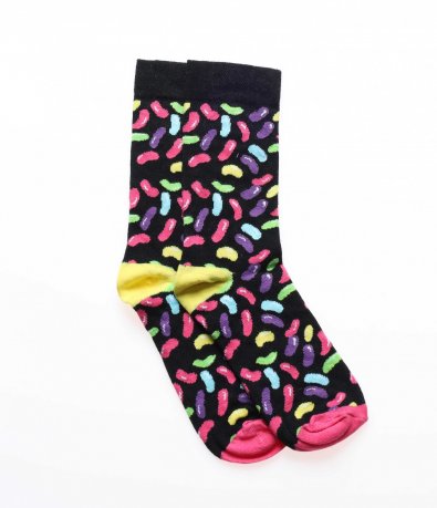 Чорапи с декорация цветни капсули 14319