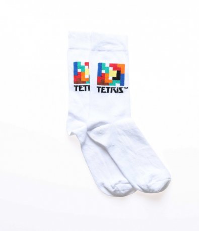 Чорапи с декорация тетрис 14298