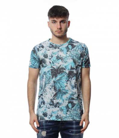 Летен T-Shirt с палмови листа 14717
