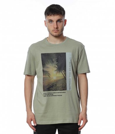 Тениска с плажна щампа 14798