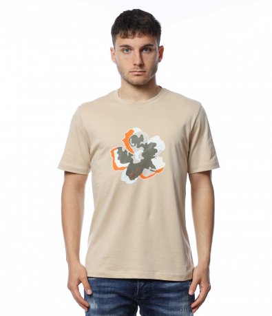 Тениска с флорална апликация 14831