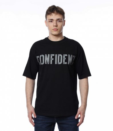 Тениска с надпис CONFIDENT 15611