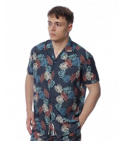 Плажна риза с палми 15783
