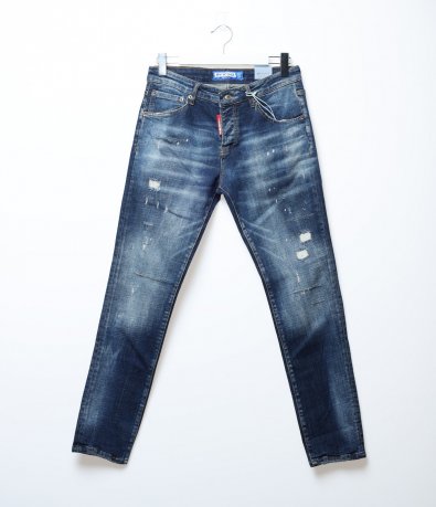 Дънки Slim Fit  винтидж ефект 16818