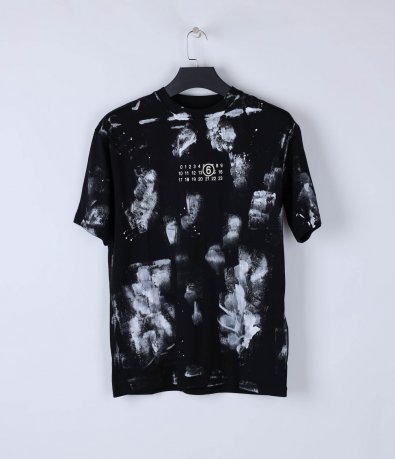 Ефектна тениска  абстрактен принт 17431